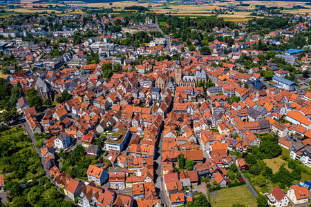 View of the town of Alsfeld