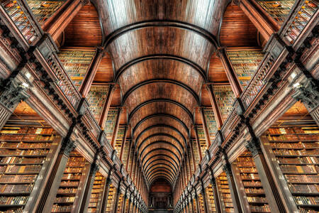 The Long Room i Trinity College Library