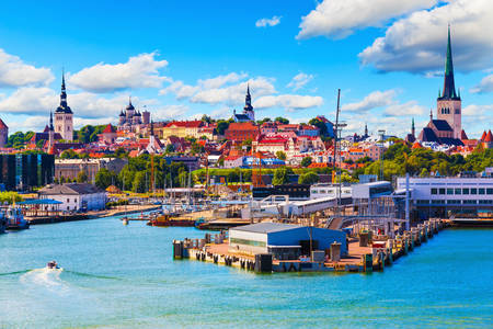 Пристанище на морското пристанище в Талин