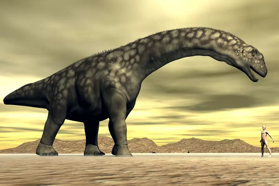 Argentinosaurus în deșert