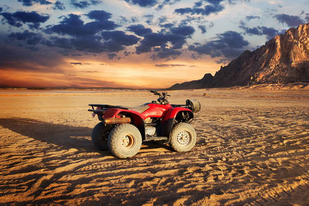 ATV en el desierto
