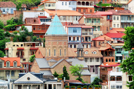 Domy w Tbilisi
