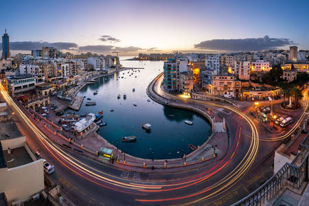 Spinola Bay in St. Julian's