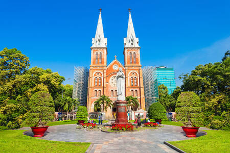 Notre-Dame-Kathedralenbasilika in Saigon