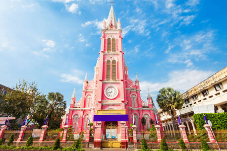 Kościół Tan Dinh, miasto Ho Chi Minh