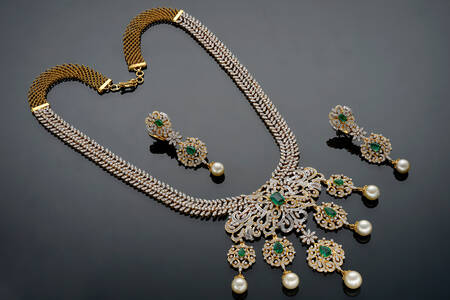 Indian style gold jewelry