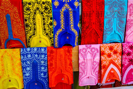 Vestidos coloridos indios