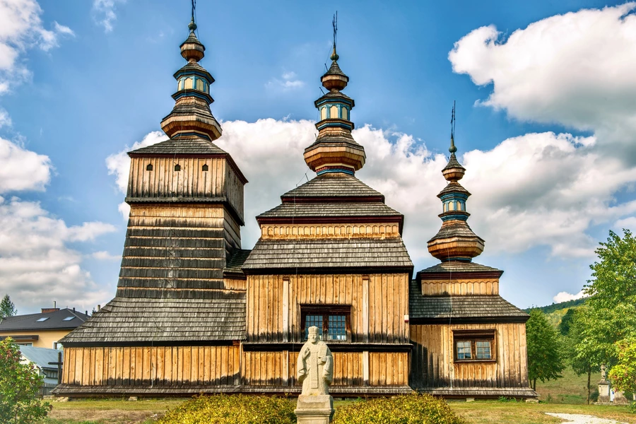 The Church of Saints Cosmas and Damian in Krempna