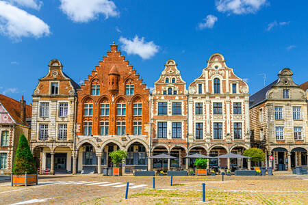 Bâtiments dans le centre-ville d'Arras