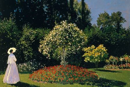 Claude Monet: "Jeanne-Marguerite Lecadre in the Garden"
