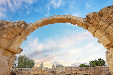 The ancient ruins of the city of Kourion