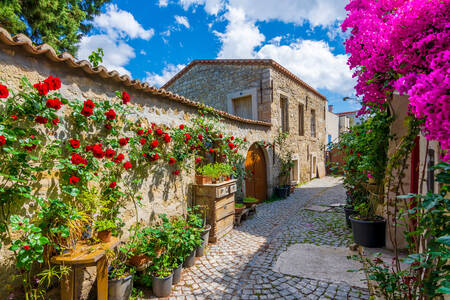 Straße in Alacati