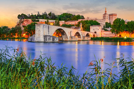 View of the Saint-Benese bridge