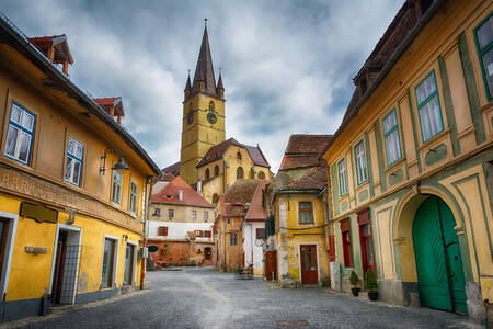 Centro histórico da cidade de Sibiu
