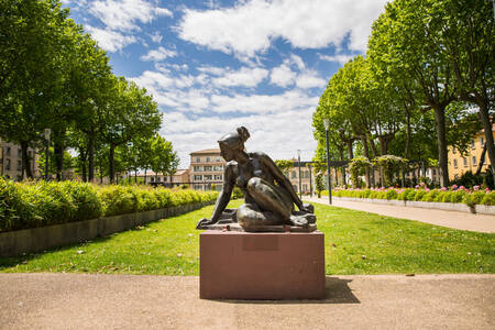 Sculptură în Carcassonne