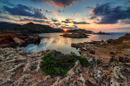 Cala Pregonda laht Menorcal