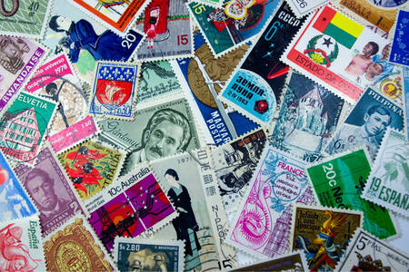 Stamps from around the world