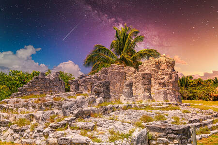 Oude Maya-ruïnes