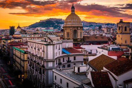 Sunset in Naples