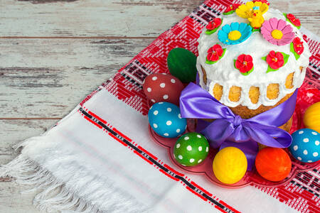 Pastel de Pascua ucraniano