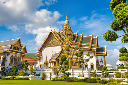 Uitzicht op Wat Phra Kaew