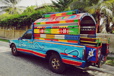 Bus in Haiti