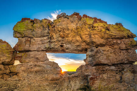 Formations rocheuses dans le parc national de l'Isalo