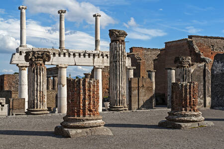 Les ruines antiques de Pompéi