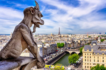 Notr Dam de Paris Gargoyle