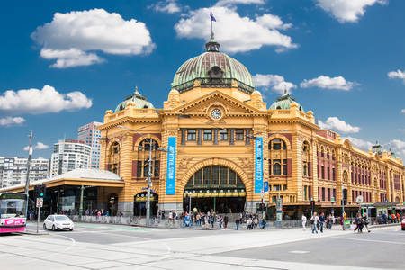 View of Flinders Street Station