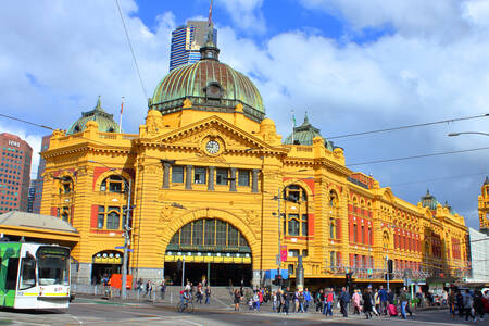 View of Flinders Street Station