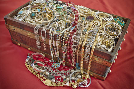 Boîte à bijoux vintage