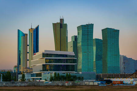 Wolkenkrabbers van Astana