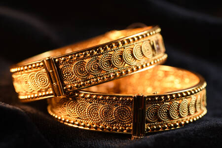 Golden bracelets