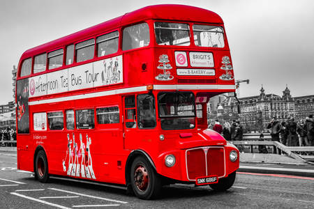 Londyn czerwony autobus