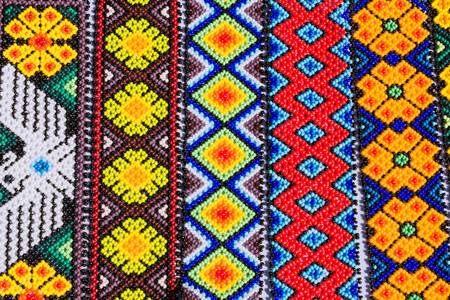 Craft work of the Huichol people