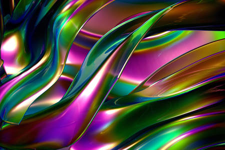 3D-abstractie: spiralen