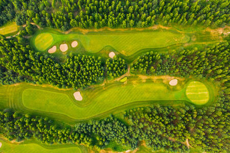 Vista sui campi da golf