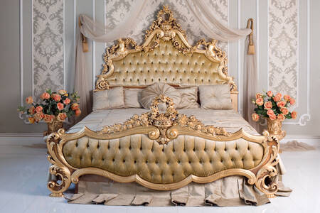 Bedroom with a king-size bed