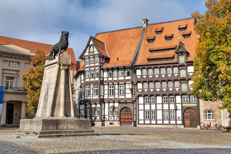 Estátua do leão em Braunschweig