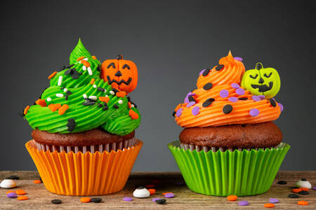 Halloween-muffins