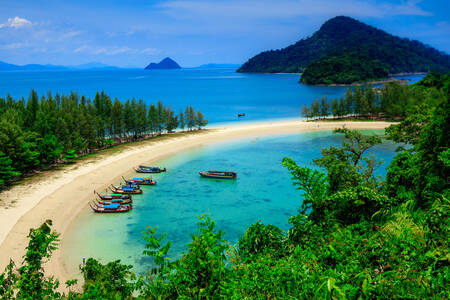 Spiaggia a Rayong, Thailandia