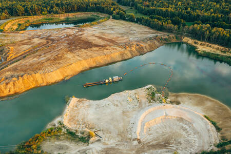 View of the quarries