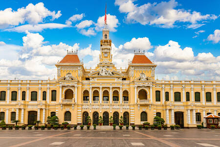 Radnice v Ho Či Minově Městě, Vietnam