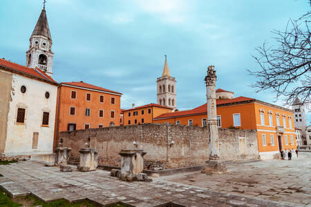 Square in the center of Zadar