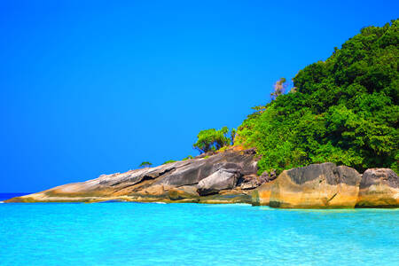 Una de las islas Similan