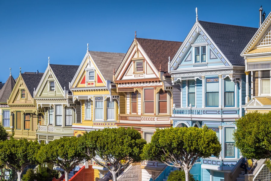 Casas vitorianas em San Francisco
