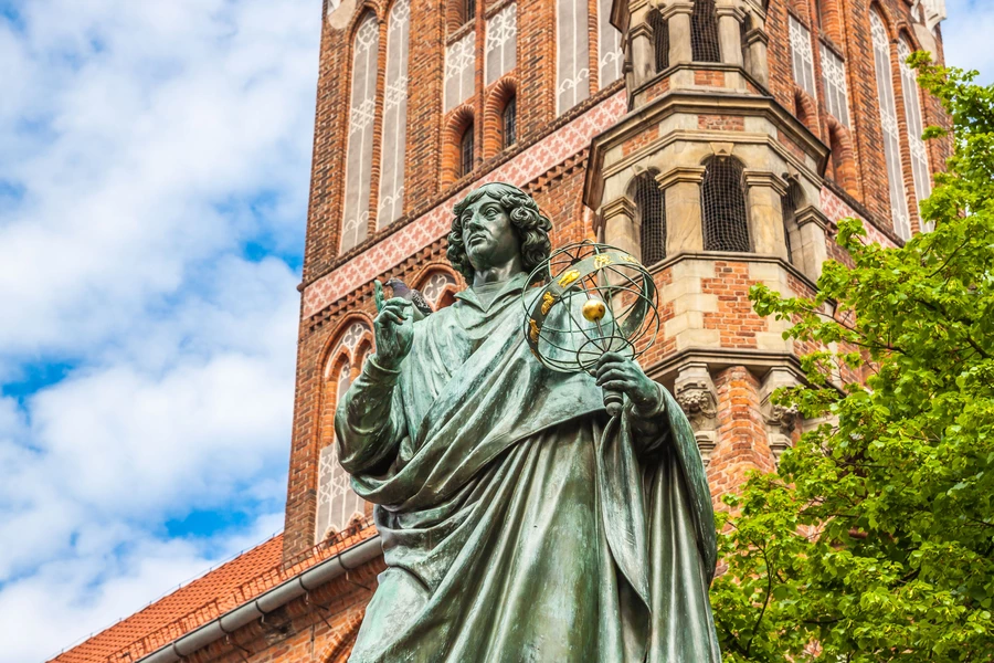 Nikolaus Kopernikuksen muistomerkki Toruń