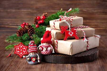 Vánoční dárky a hračky