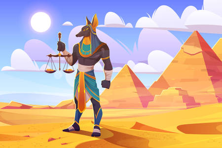 Egyptian god Anubis